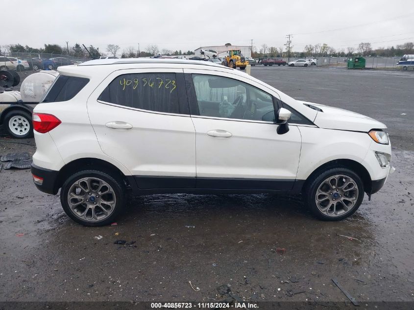 2018 Ford Ecosport Titanium VIN: MAJ6P1WLXJC173186 Lot: 40856723