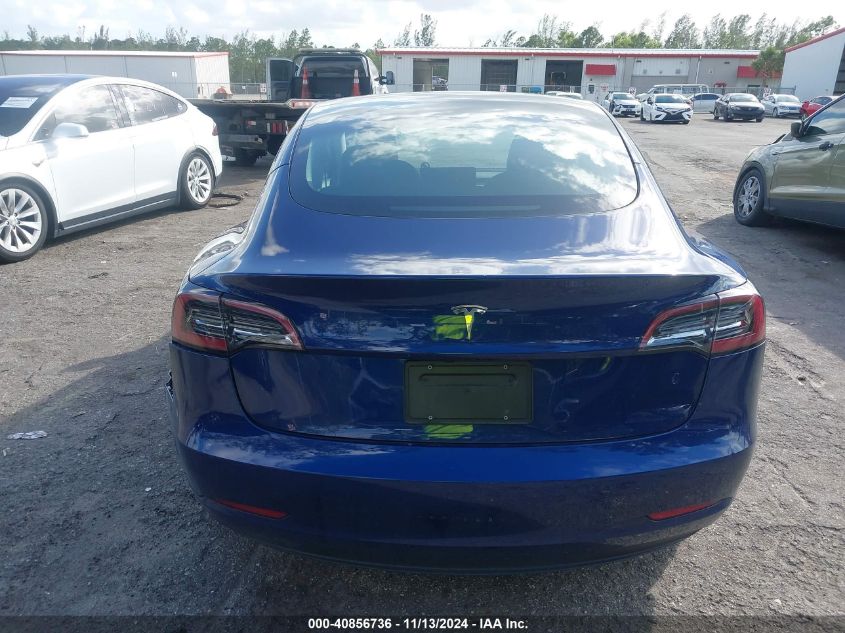 2023 Tesla Model 3 Rear-Wheel Drive VIN: 5YJ3E1EA3PF556403 Lot: 40856736