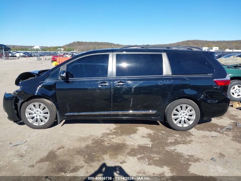 2015 Toyota Sienna Limited Premium 7 Passenger VIN: 5TDYK3DC1FS542572 Lot: 40856738