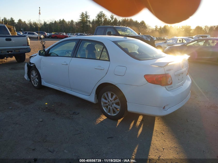 Vin: 2t1bu4ee8ac509866, lot: 41346362, toyota corolla s 20103