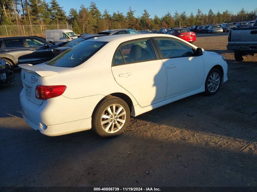 Vin: 2t1bu4ee8ac509866, lot: 41346362, toyota corolla s 20104