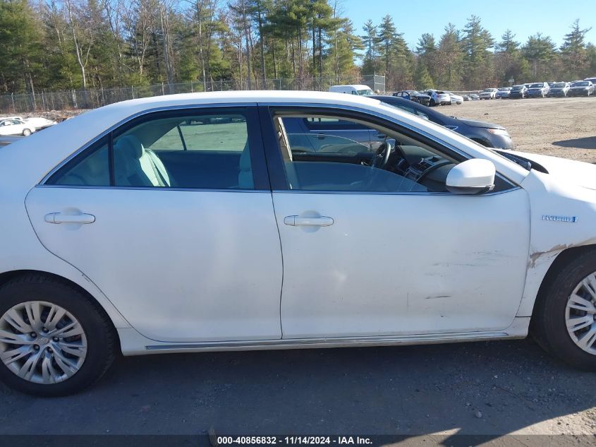 2014 TOYOTA CAMRY HYBRID LE - 4T1BD1FK8EU117672