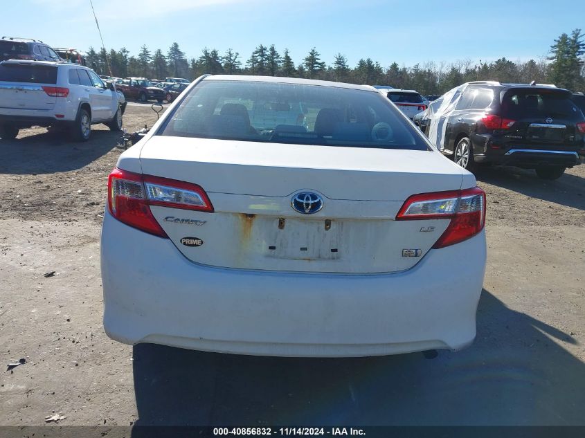 2014 Toyota Camry Hybrid Le VIN: 4T1BD1FK8EU117672 Lot: 40856832