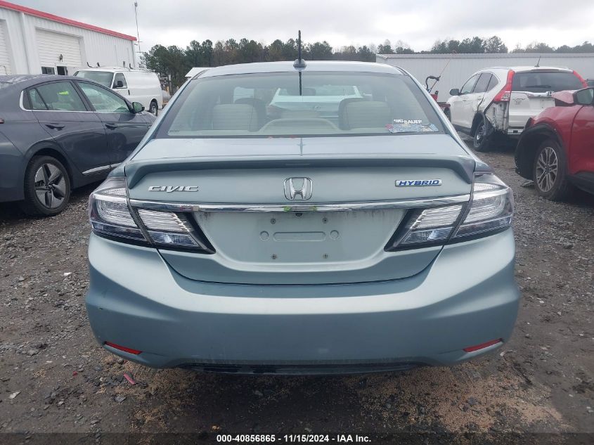 2013 Honda Civic Hybrid VIN: 19XFB4F34DE203824 Lot: 40856865