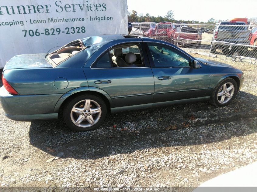 2002 Lincoln Ls V8 Auto VIN: 1LNHM87A32Y655841 Lot: 40856888