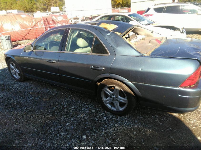 2002 Lincoln Ls V8 Auto VIN: 1LNHM87A32Y655841 Lot: 40856888