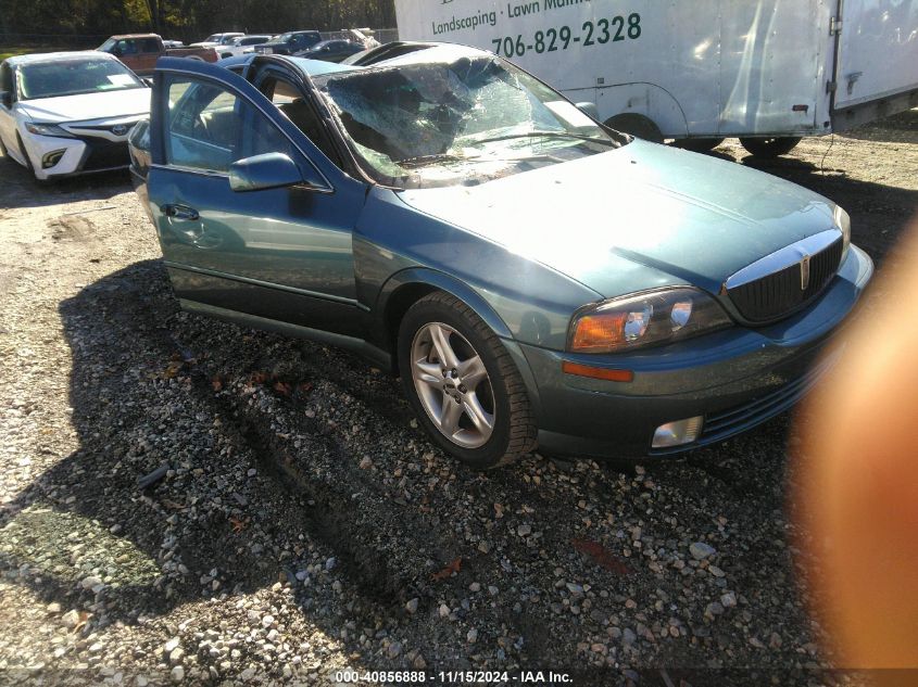 2002 Lincoln Ls V8 Auto VIN: 1LNHM87A32Y655841 Lot: 40856888