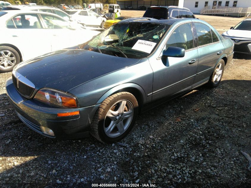 2002 Lincoln Ls V8 Auto VIN: 1LNHM87A32Y655841 Lot: 40856888