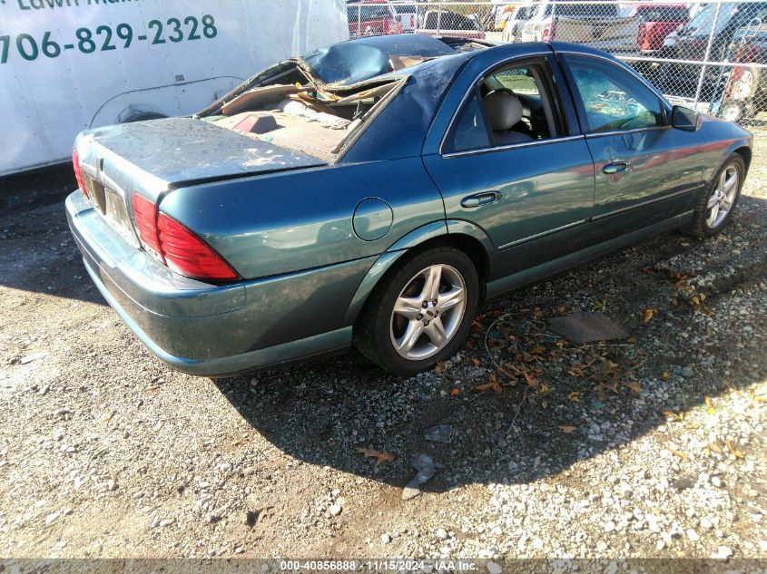 2002 Lincoln Ls V8 Auto VIN: 1LNHM87A32Y655841 Lot: 40856888