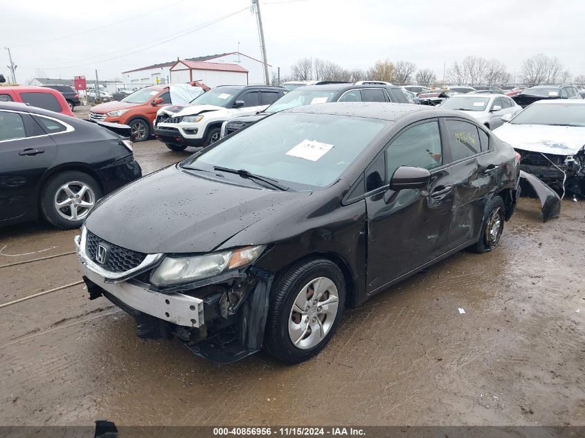 2014 Honda Civic Lx VIN: 2HGFB2F54EH516711 Lot: 40856956