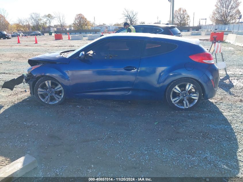 2017 Hyundai Veloster Value Edition VIN: KMHTC6AD6HU320707 Lot: 40857014