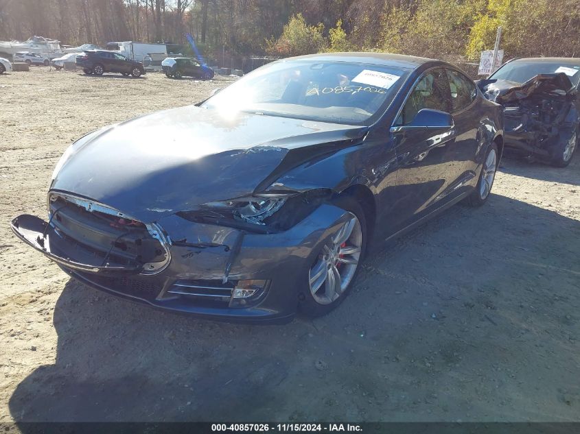 2014 Tesla Model S P85D VIN: 5YJSA1H23EFP62992 Lot: 40857026