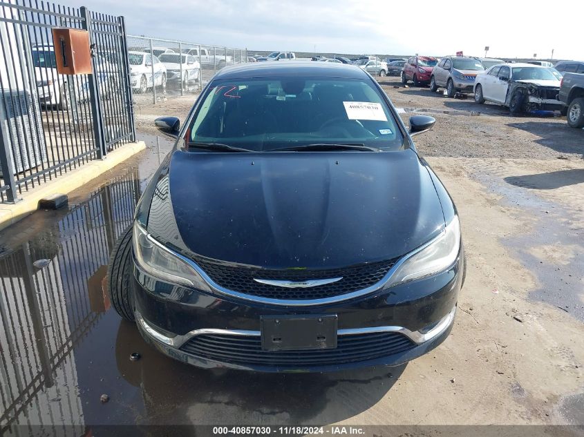 2015 Chrysler 200 Limited VIN: 1C3CCCABXFN720041 Lot: 40857030