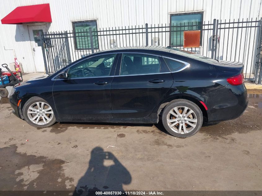 2015 Chrysler 200 Limited VIN: 1C3CCCABXFN720041 Lot: 40857030