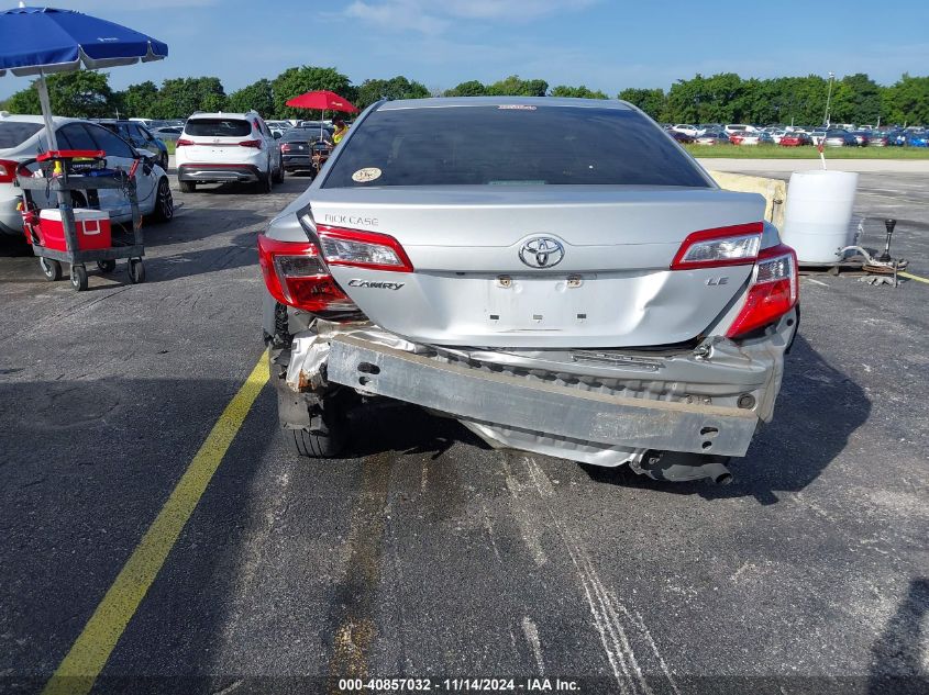 2014 Toyota Camry Le VIN: 4T1BF1FK8EU455812 Lot: 40857032