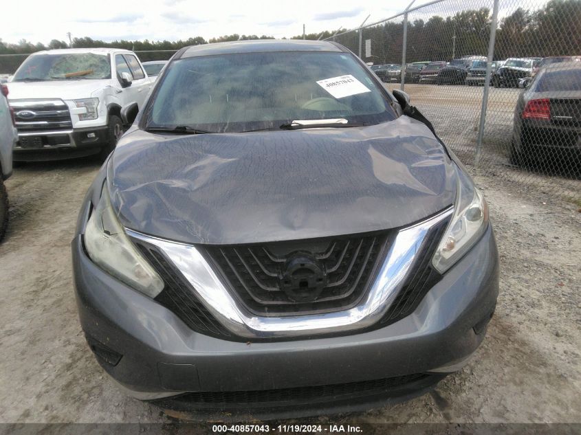 2015 Nissan Murano S VIN: 5N1AZ2MG8FN269383 Lot: 40857043