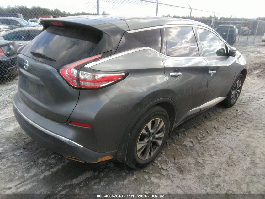 VIN 5N1AZ2MG8FN269383 2015 Nissan Murano, S no.4