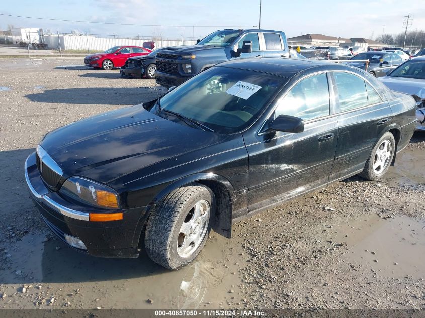 2000 Lincoln Ls V8 Auto VIN: 1LNHM87A0YY875608 Lot: 40857050