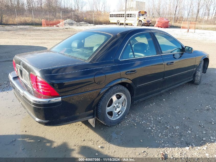 2000 Lincoln Ls V8 Auto VIN: 1LNHM87A0YY875608 Lot: 40857050