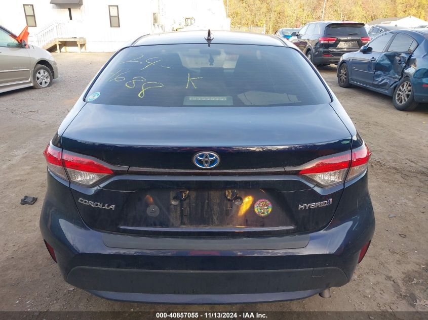 2022 Toyota Corolla Hybrid Le VIN: JTDEAMDE9NJ054690 Lot: 40857055