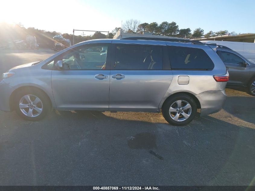 2018 Toyota Sienna Le 8 Passenger VIN: 5TDKZ3DC0JS907026 Lot: 40857069