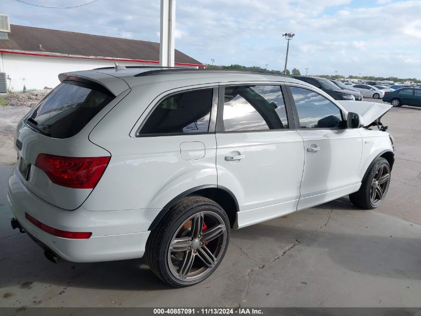 2013 Audi Q7 3.0T S Line Prestige VIN: WA1DGAFE6DD012202 Lot: 40857091