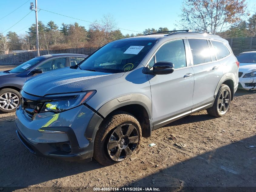 2022 Honda Pilot Awd Trailsport VIN: 5FNYF6H88NB068019 Lot: 40857114