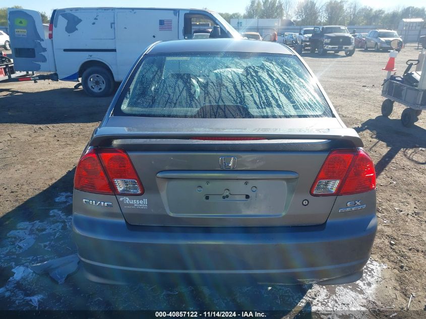 2005 Honda Civic Ex VIN: 1HGES267X5L006248 Lot: 40857122