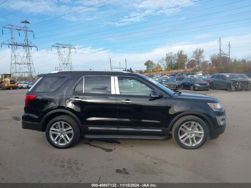 2017 Ford Explorer Limited VIN: 1FM5K8F89HGD34344 Lot: 40857132