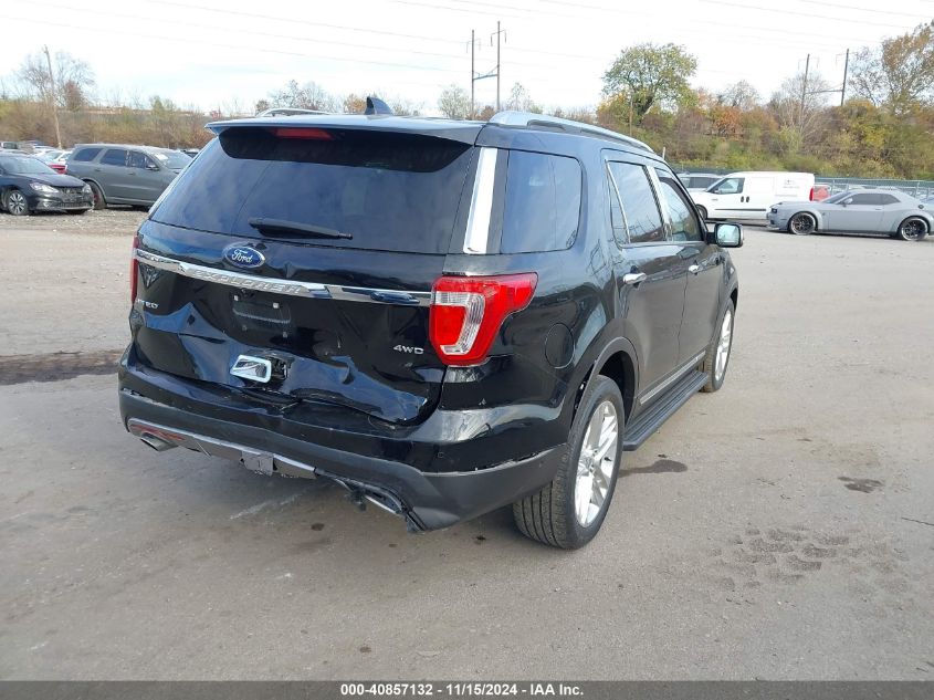 2017 Ford Explorer Limited VIN: 1FM5K8F89HGD34344 Lot: 40857132