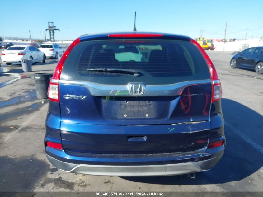 2015 Honda Cr-V Lx VIN: 3CZRM3H36FG704035 Lot: 40857134