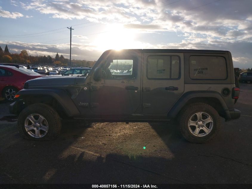 2019 Jeep Wrangler Unlimited Sport S 4X4 VIN: 1C4HJXDN9KW539117 Lot: 40857156