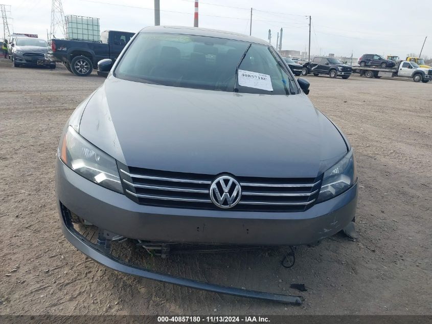 2013 Volkswagen Passat 2.5L Se VIN: 1VWBP7A30DC089818 Lot: 40857180