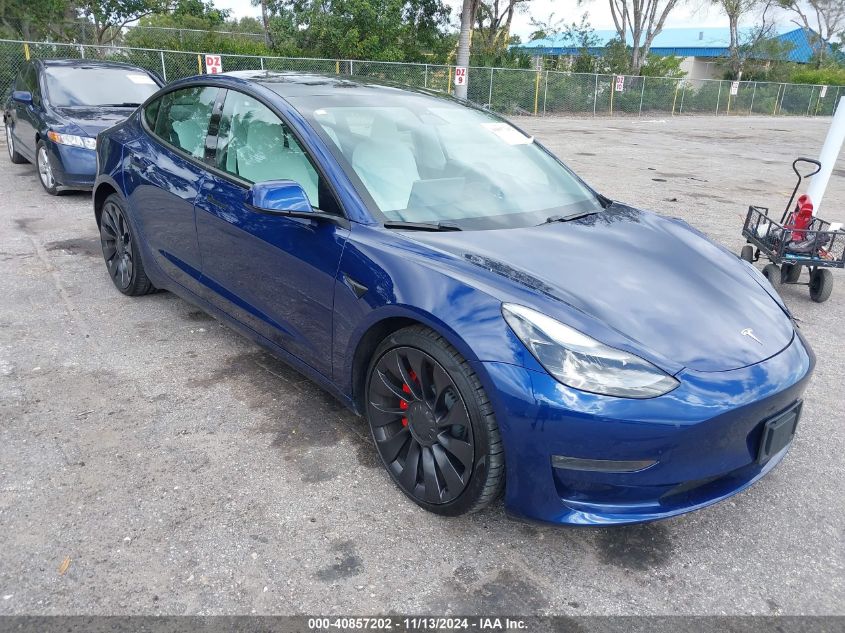 2021 TESLA MODEL 3 PERFORMANCE DUAL MOTOR ALL-WHEEL DRIVE - 5YJ3E1EC1MF919276