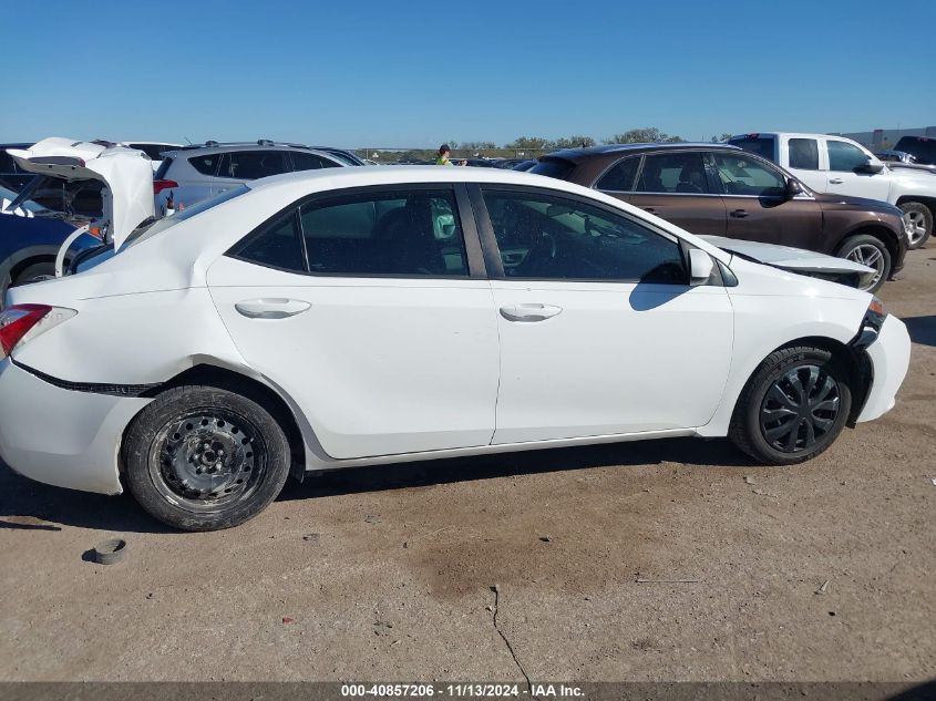 2016 Toyota Corolla Le VIN: 5YFBURHE6GP426843 Lot: 40857206