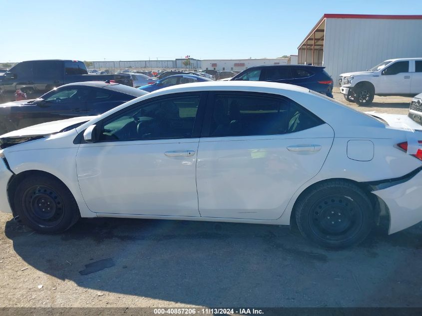 2016 Toyota Corolla Le VIN: 5YFBURHE6GP426843 Lot: 40857206