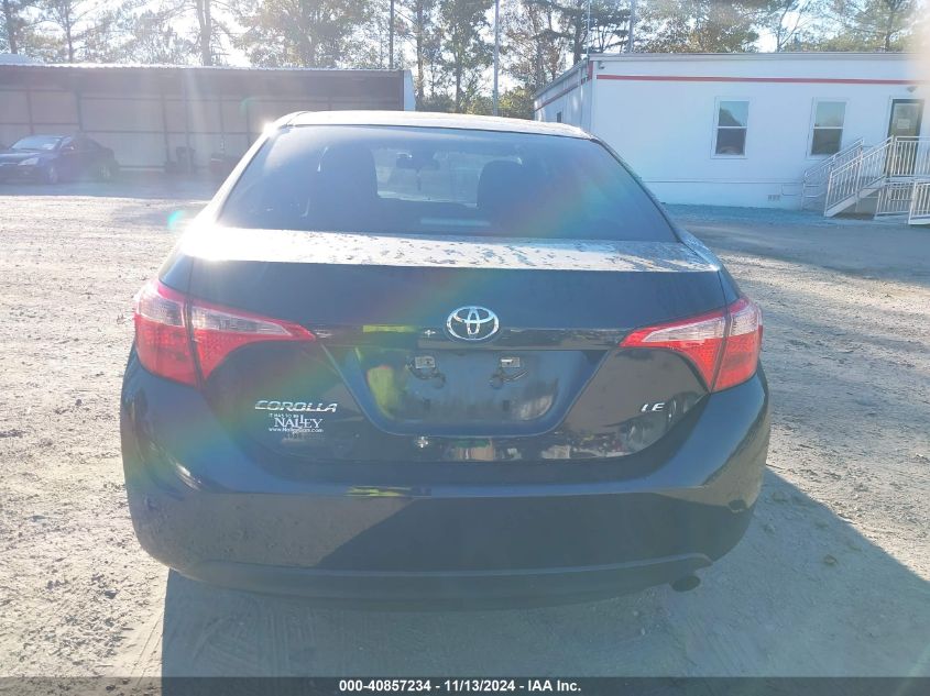 2019 Toyota Corolla Le VIN: 5YFBURHE3KP877690 Lot: 40857234