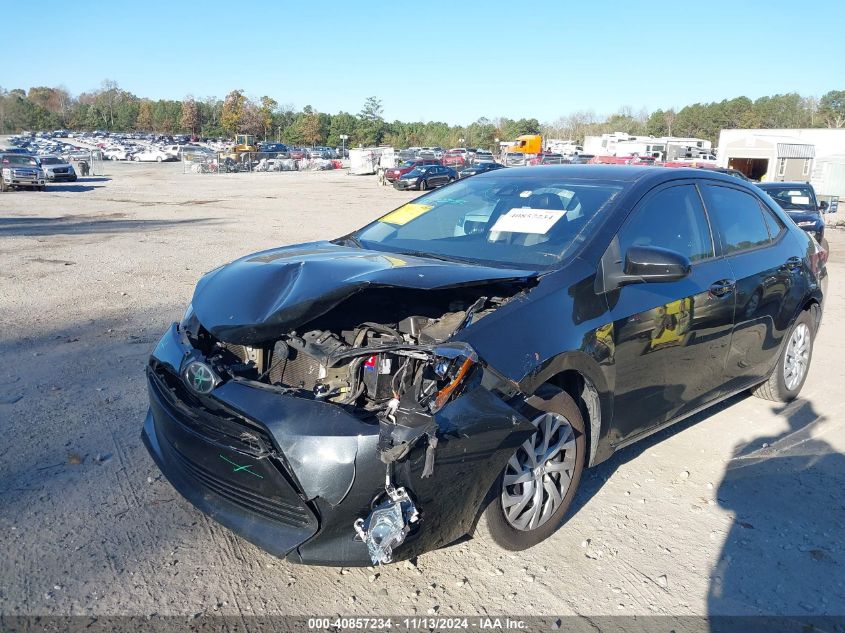 2019 Toyota Corolla Le VIN: 5YFBURHE3KP877690 Lot: 40857234