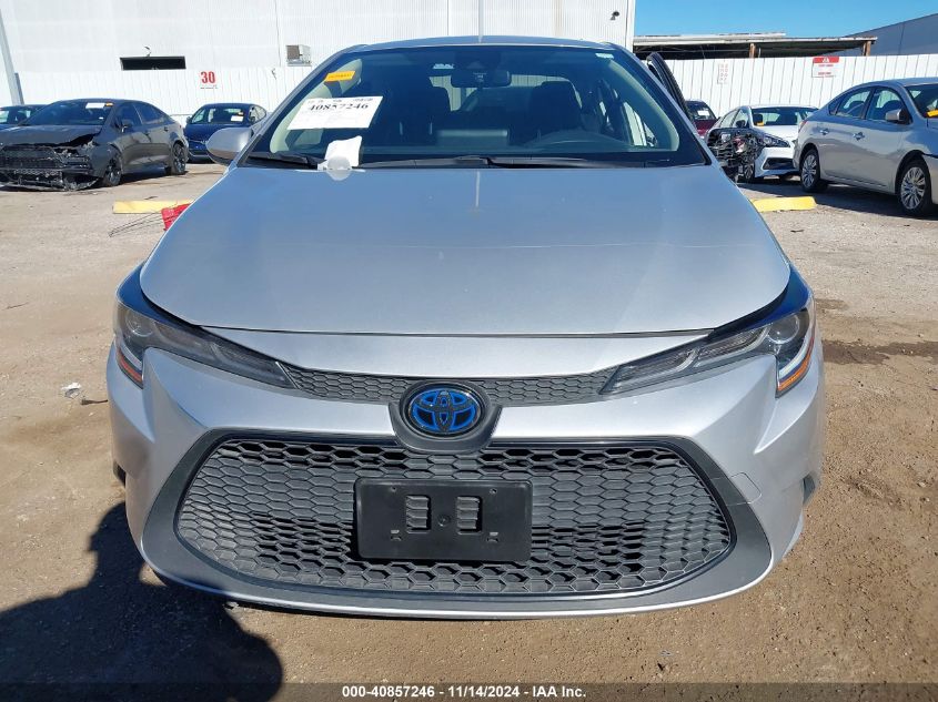 2022 Toyota Corolla Hybrid Le VIN: JTDEAMDE3NJ039151 Lot: 40857246