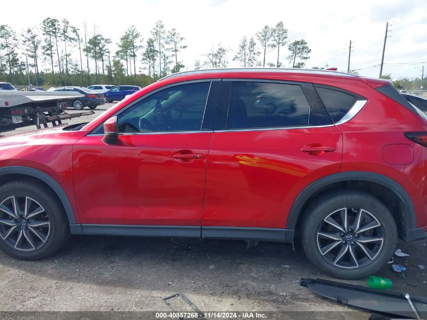 2018 Mazda Cx-5 Grand Touring VIN: JM3KFADM5J0380620 Lot: 40857268