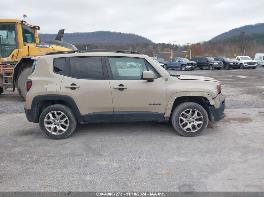 2016 Jeep Renegade Latitude VIN: ZACCJBBT8GPD68198 Lot: 40857273