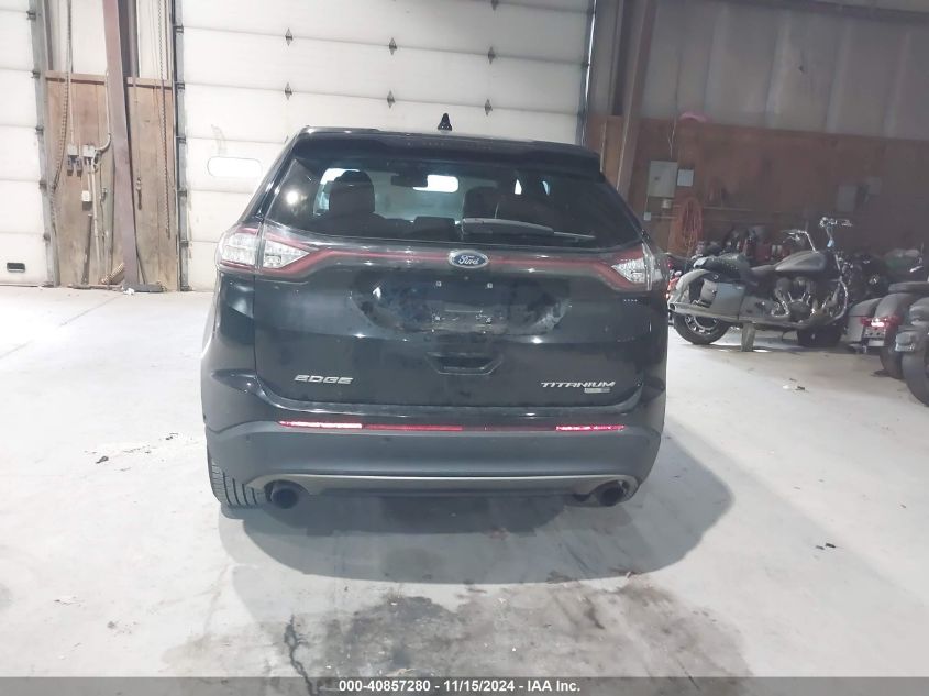 2017 Ford Edge Titanium VIN: 2FMPK4K91HBB14185 Lot: 40857280