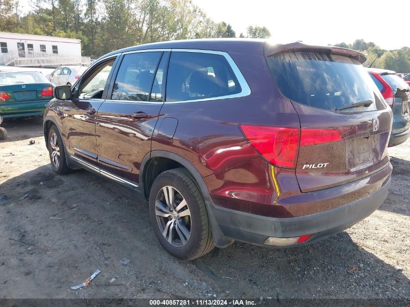 VIN 5FNYF5H50GB033848 2016 Honda Pilot, Ex-L no.3