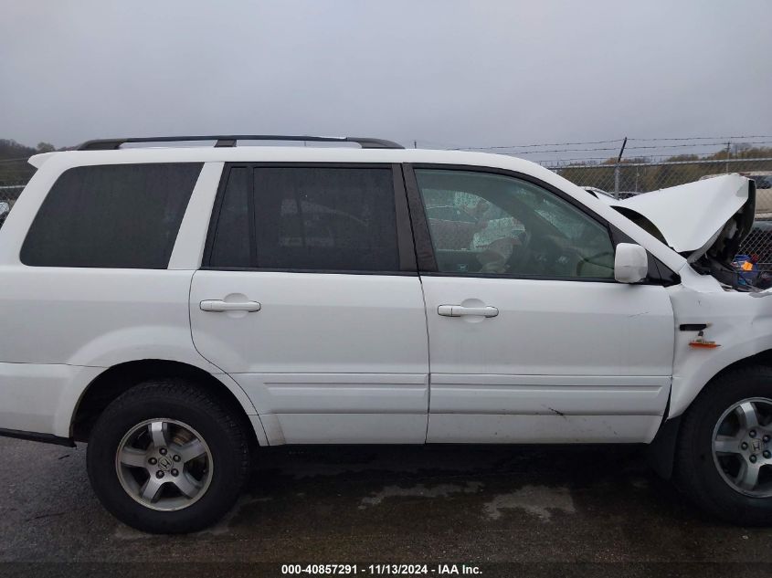 2008 Honda Pilot Ex-L VIN: 5FNYF18568B030169 Lot: 40857291