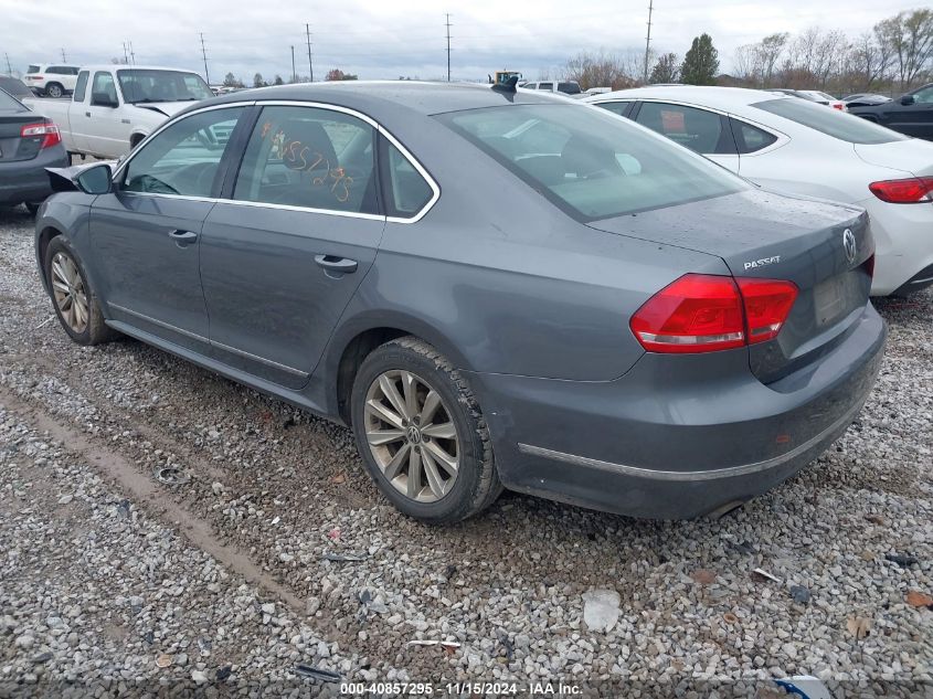 2012 Volkswagen Passat 2.5L Sel Premium VIN: 1VWCP7A32CC030983 Lot: 40857295