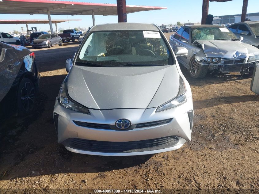 2021 Toyota Prius L Eco VIN: JTDKAMFU3M3142385 Lot: 40857308