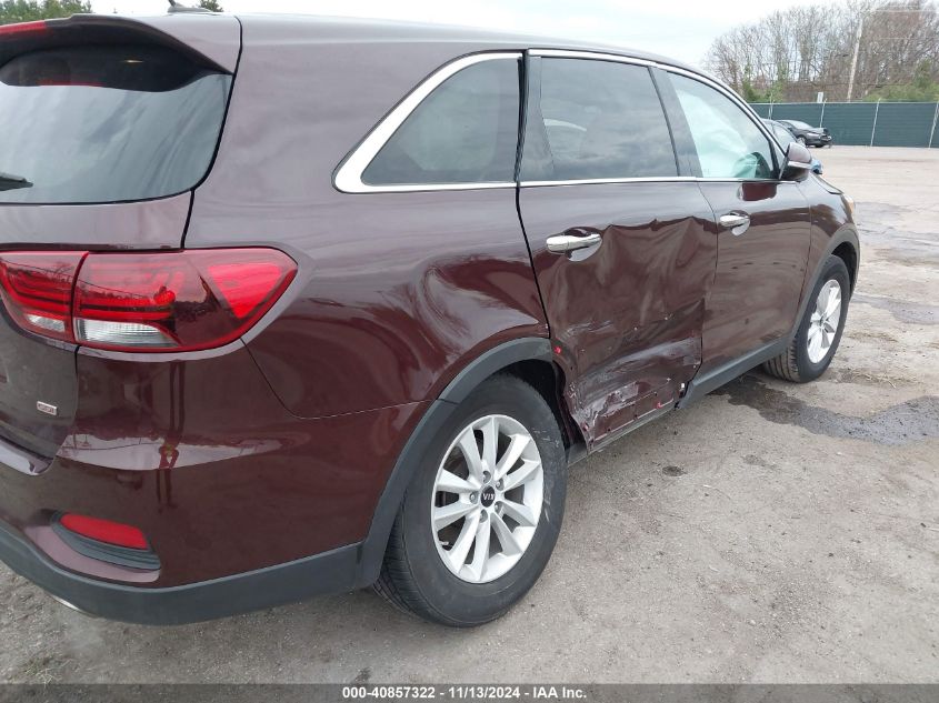 2020 Kia Sorento 2.4L Lx VIN: 5XYPG4A35LG645221 Lot: 40857322