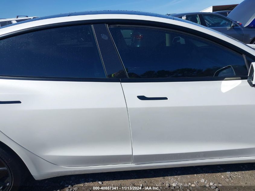 2022 Tesla Model 3 Performance Dual Motor All-Wheel Drive VIN: 5YJ3E1EC6NF342892 Lot: 40857341