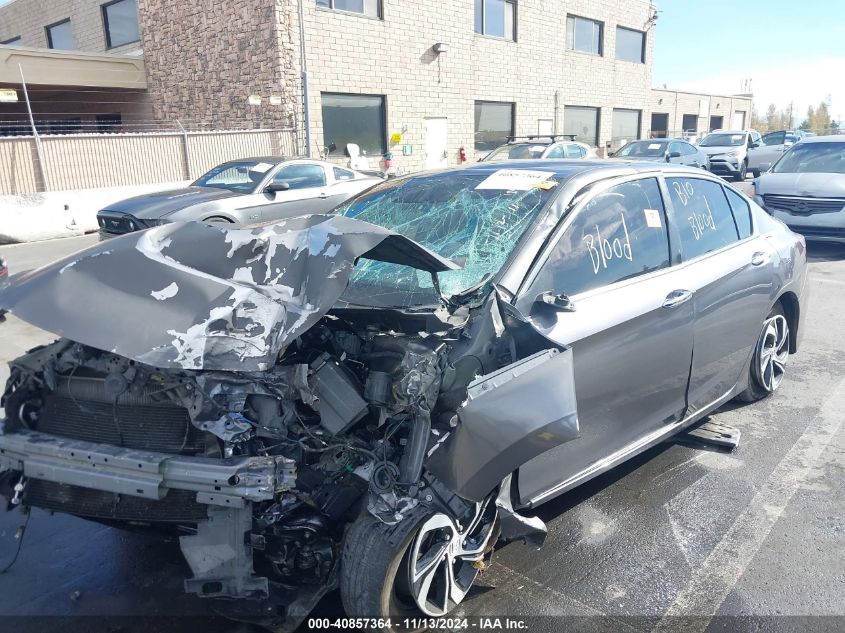 2017 Honda Accord Lx VIN: 1HGCR2F33HA218778 Lot: 40857364