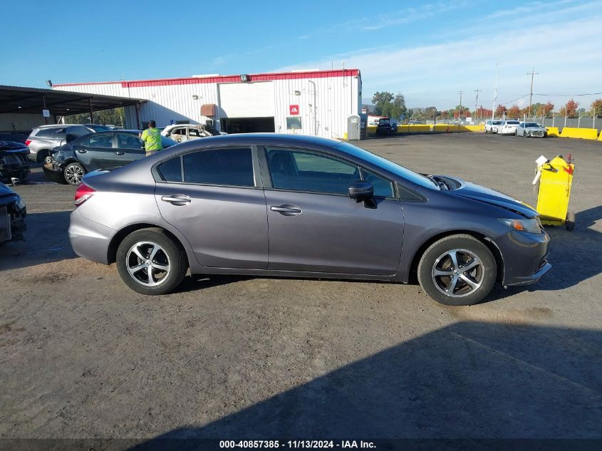 2015 Honda Civic Se VIN: 19XFB2F72FE210653 Lot: 40857385